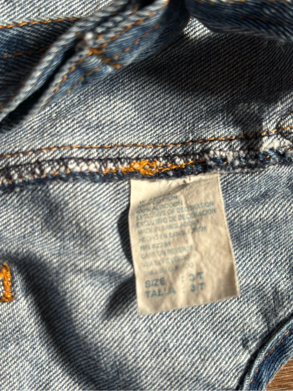 Kids Vintage Denim Airplane Overalls with Airplane Embroideries size T3